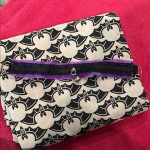 Purple and Black Choker with Bell